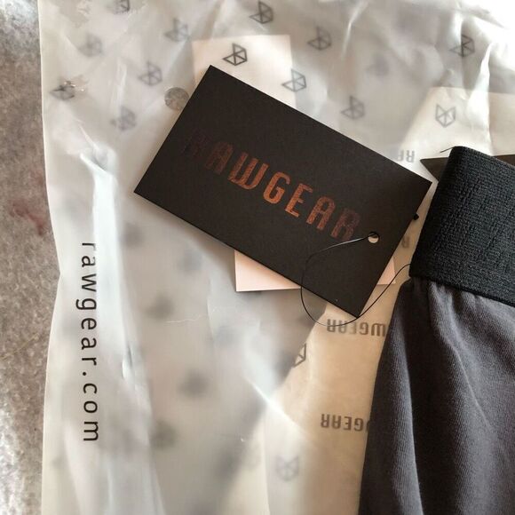 RAWGEAR - NWT - M Sz XL Grey Boxer Brief w/Black Elastic Waistband. Super Soft! - Picture 9 of 12
